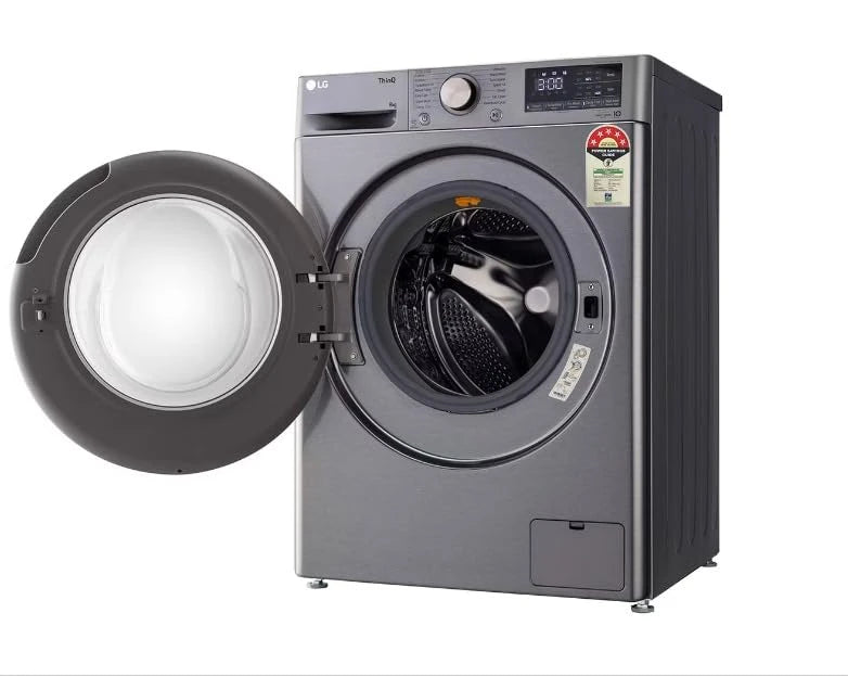 LG 8.0 Kg Front Load Washing Machine with AI Direct Drive Technology (Platinum Sliver)