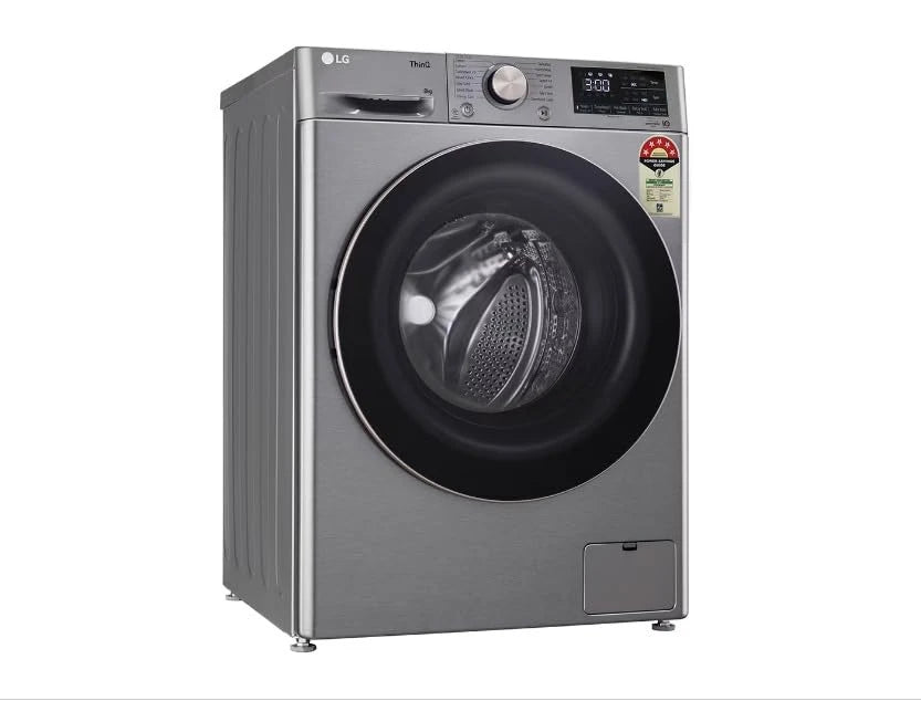 LG 8.0 Kg Front Load Washing Machine with AI Direct Drive Technology (Platinum Sliver)