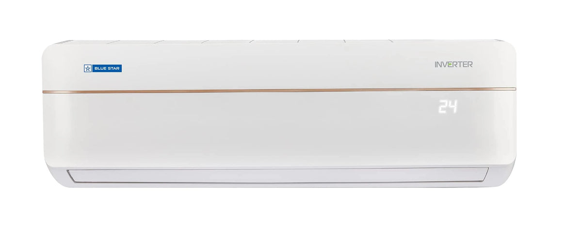 Blue Star 1.5 Ton 3 Star Convertible 4 in 1 Cooling Inverter Split AC (Copper, Multi Sensors, Dust Filter, Smart Ready, Blue Fins, Self Diagnosis, IA318VKU, White)