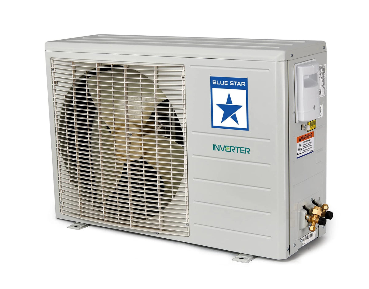 Blue Star 1.5 Ton 3 Star Convertible 4 in 1 Cooling Inverter Split AC (Copper, Multi Sensors, Dust Filter, Smart Ready, Blue Fins, Self Diagnosis, IA318VKU, White)