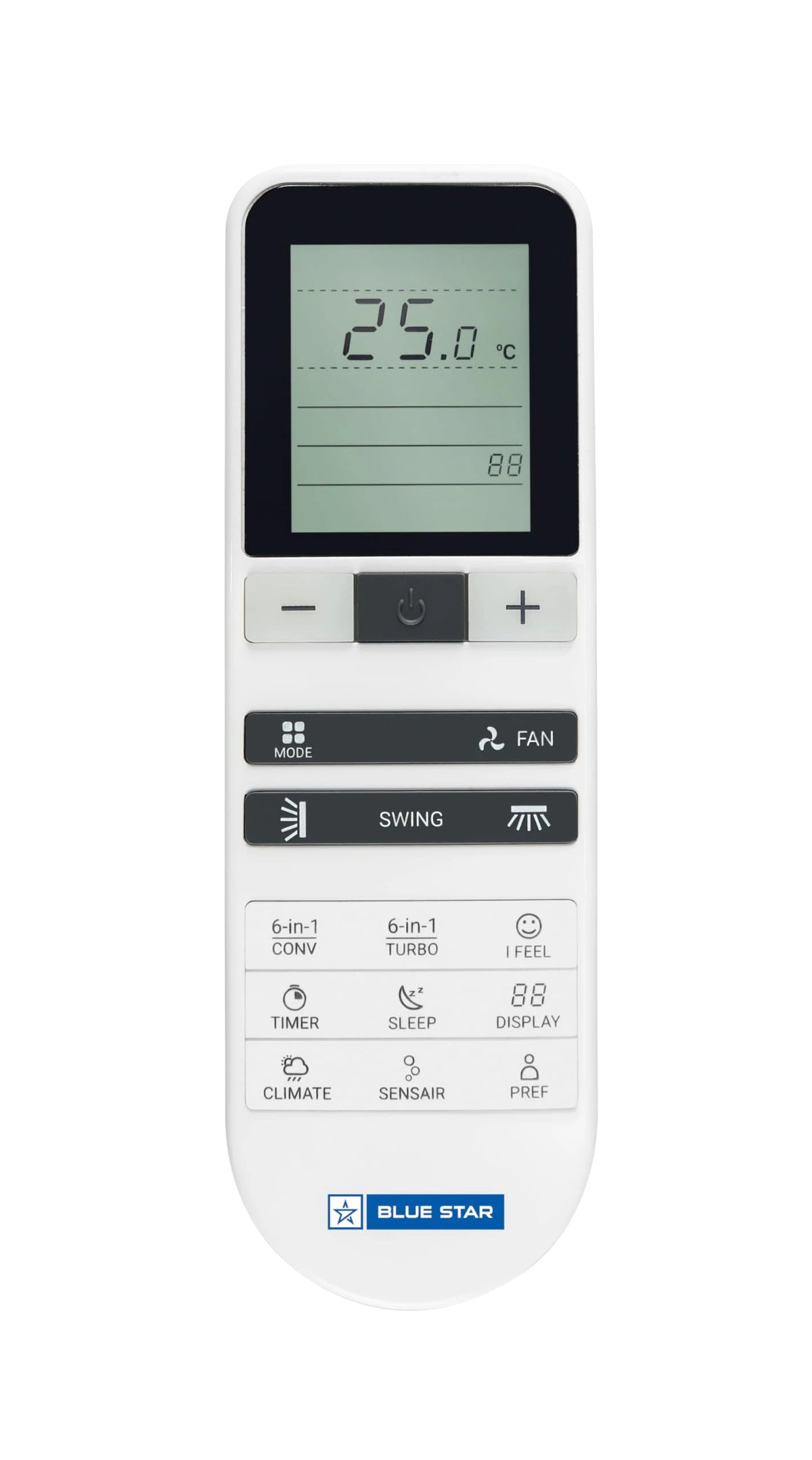 Blue Star 2 Ton 3 Star Heavy Duty, Inverter Split AC (Copper, Convertible 6 in 1 Cooling, Multi Sensors, Dust Filter, Blue Fins, Self Diagnosis, IC324DCUHD, White)