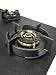 Hindware IVANA 4B 100 | Designer Fully Brass Burners | Flame Failure Device | Golden bidding on glass | 8 mm toughened glass with Matt Finish 4 burner (Black)