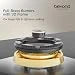Beyond Appliances Dorado 3 Burner Smart Glass Hobtop Gas Stove | Auto Ignition | Digital Timer | Flame Failure Device | Toughened Glass | LPG & PNG Compatible