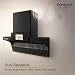 Beyond Appliances Orion 90cm Auto Clean Kitchen Chimney | 1600 CMH Suction | Filterless | Smart Touchscreen Display & Speaker | Baffle Plates | Touch Control | Black Finish.