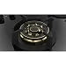 Hindware HAZEL 5B 86 | Full Brass Burner | Auto Ignition | Flame Guard Round Pan Support | Metal Knobs | 8 mm Toughened glass | Hob 5 Burners (Black)