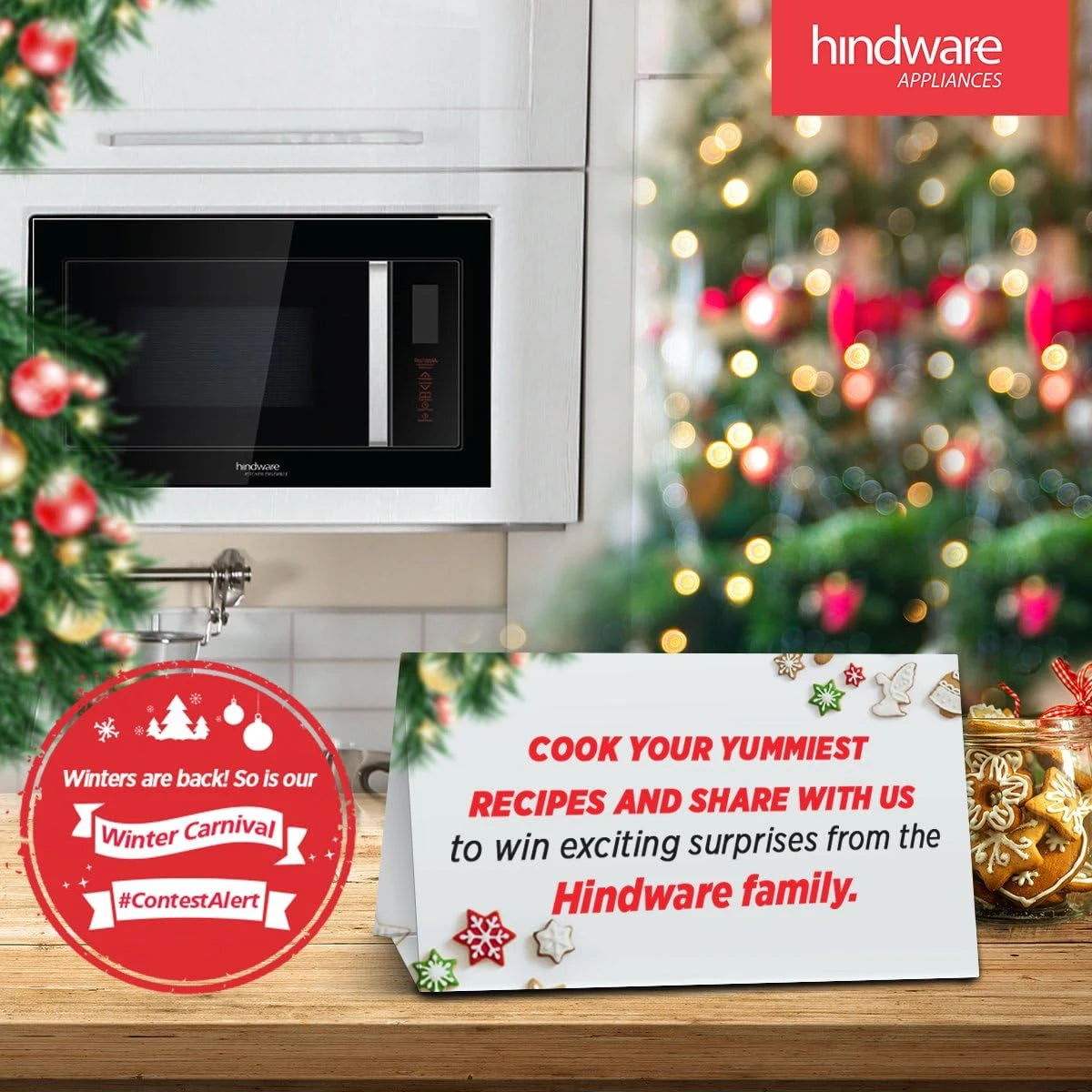 Hindware Smart Appliances Marvello 31L Microwave Oven | 6 Autocook Function | Microwave, Grill, Convection & Combination Mode | Digital Display | Touch Control | Child Lock with 1 Yr Warranty (Black)