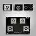 Glen 4 Burner Premium Hobtop 70 cm Built in Hob | Auto Ignition | Italian SABAF Double Ring Burners | 8 mm Toughened Glass Top | Black | 2 Years Standard & 5 Years Glass Warranty (1074SQHTIN70)