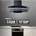 Hindware Viviana 90 | MaxX Suction 1450 m³/hr* | Filterless | BLDC Motor | Turbo Mode | Thermal Auto Clean Wall Mounted 90cm Chimney (Black)