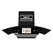 Beyond Appliances Asteria 90cm Auto Clean Kitchen Chimney | 1408 CMH Suction | Filterless | Curved Glass | Smart Screen & Speakers | Touch Control | Black Finish
