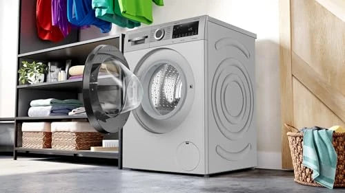 Bosch 7 kg 5 Star 1200 rpm Series 4 Front Load washing machine (2024 Model, WGA1220SIN Silver)