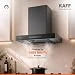 KAFF 90cm T-Shape BLDC Chimney, Installation Kit Included, KET 90B-DC