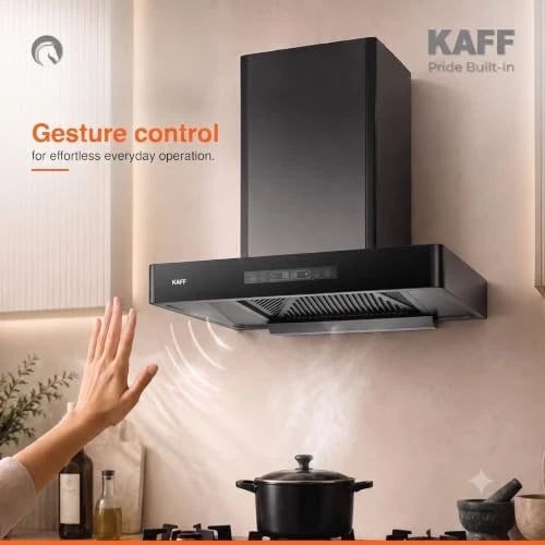 KAFF 90cm T-Shape BLDC Chimney, Installation Kit Included, KET 90B-DC