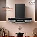KAFF 90cm T-Shape BLDC Chimney, Installation Kit Included, KET 90B-DC