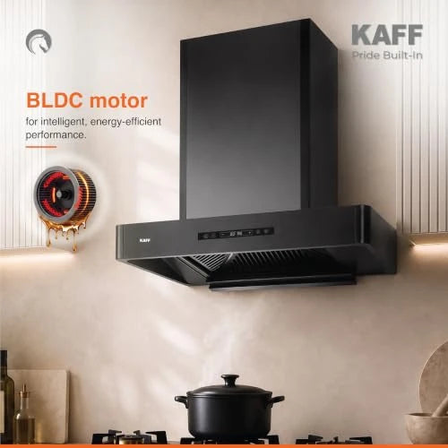 KAFF 60cm T-Shape BLDC Chimney, Installation Kit Included, KET 60B-DC