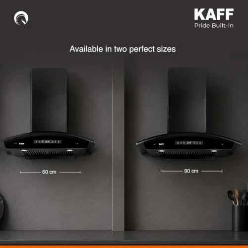 KAFF 60cm Curved BLDC Chimney, Installation Kit Included, KEC 60A-DC