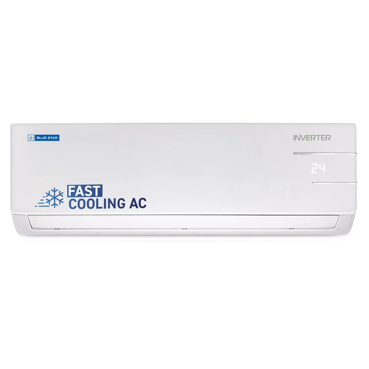 Blue Star 1 Ton 3 Star, Inverter Split AC (Copper, Convertible 5 in 1 Cooling, Multi Sensors,Blue Fins, Self Diagnosis, IE312YNU, White)