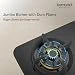 Beyond Appliances Altair 4 Burner Smart Glass Hobtop Gas Stove | Auto Ignition | Digital Timer | Flame Failure Device | Jumbo Burner | Toughened Glass | LPG & PNG Compatible