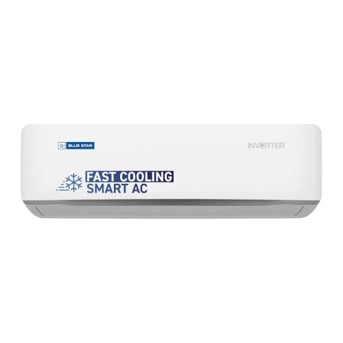 Blue Star 1.5 Ton 5 Star, Wi-Fi Smart Inverter Split AC (Copper, Convertible 5 in 1 Cooling, AI Pro, DigiQ Hepta Sensors, 4 Way Swing, IC518ZNURS, White)