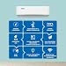 Blue Star 1.5 Ton 5 Star, Wi-Fi Smart Inverter Split AC (Copper, Convertible 5 in 1 Cooling, AI Pro, DigiQ Hepta Sensors, 4 Way Swing, IC518ZNURS, White)