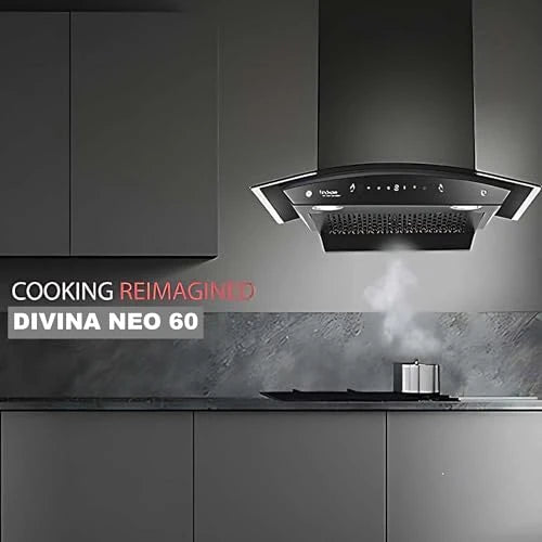 HINDWARE DIVINA NEO 60 (1200m³/hr) AUTOCLEAN CHIMNEY WITH MOTION SENSOR AND TOUCH CONTROL (LAUNCH YEAR 2024)