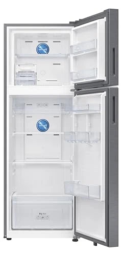Samsung 350 L, 2 Star, Convertible 5-in-1, Digital Inverter, Frost Free Double Door, WiFi Enabled Bespoke AI Refrigerator (RT38DG5A2BS8HL, Elegant Inox, Silver)