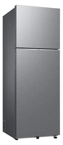 Samsung 350 L, 3 Star, Convertible 5-in-1, Digital Inverter, Frost Free Double Door, WiFi Enabled Bespoke AI Refrigerator (RT38DG5A4DSLHL, Real Steel, Silver)