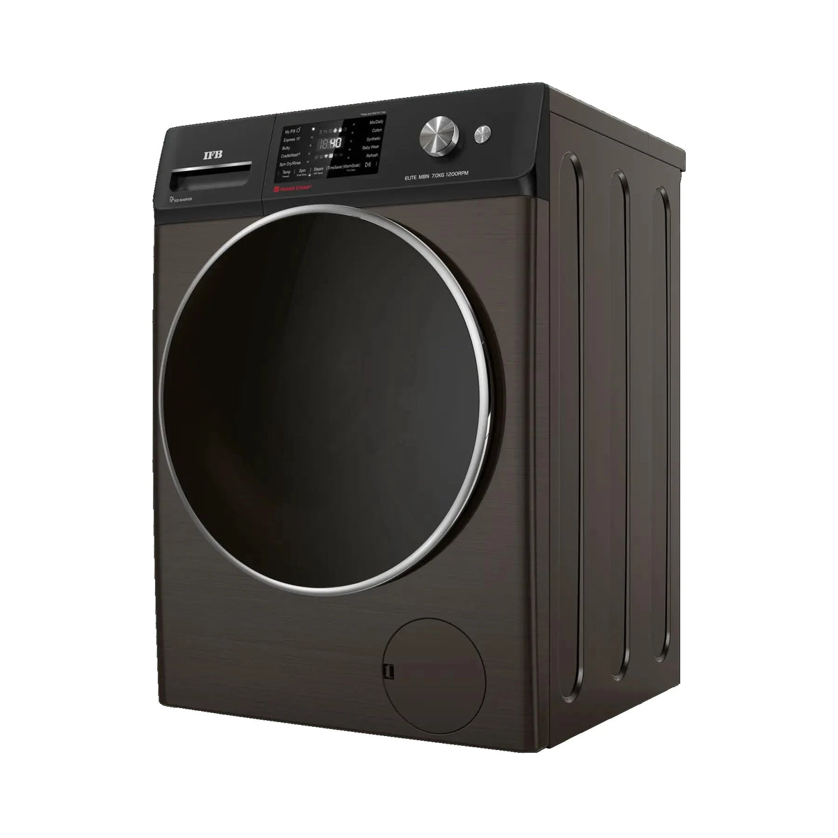 IFB 7 kg Fully Automatic Front Loading Washing Machine, Mocha Hairline Finish, ELITE MBN 7012HK