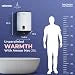 Hindware Smart Appliances | Amour Neo 25L | 2Kw | Glasslined Coated Tank | 5-Star Rating And Temperature Control Knob |Storage Water Heater (Geyser) White & Black