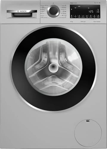 Bosch 8 kg 5 Star Fully-Automatic Front Loading Washing Machine (WGA2341SIN, Silver, AI active water plus, In-Built Heater)