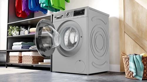 Bosch 8 kg 5 Star Fully-Automatic Front Loading Washing Machine (WGA2341SIN, Silver, AI active water plus, In-Built Heater)