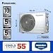 Panasonic 1.5 Ton 3 Star Hot & Cold Inverter Split AC (Higher Airflow, -7~55 Deg. C Operation, Copper Condenser, 7in1 Convertible, 2-Way Swing, PM 0.1 Filter, CS/CU-EZ18BKYF, White)