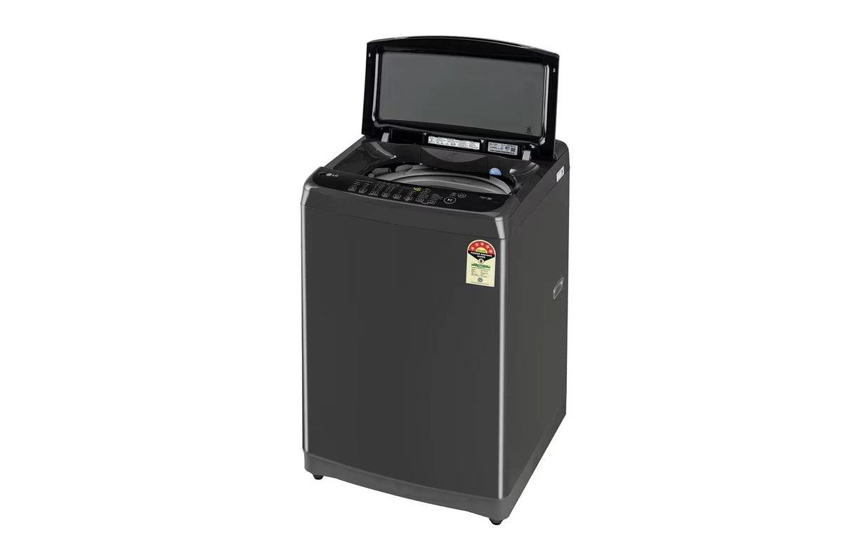 LG 12Kg Top Load Washing Machine, Smart Inverter Motor, (T12SJMB1Z,Middle Black)