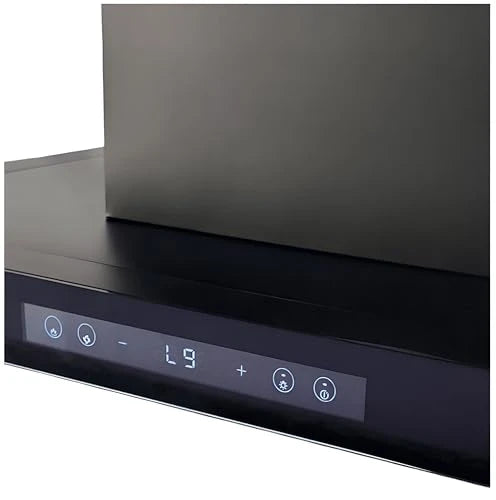 Hindware Smart Appliances DARCIA BLDC 75 | NEW LAUNCH | 1500 m³/hr | Filterless Auto-Clean Kitchen Chimney With 9- Speed Motion Sensor & Touch Control | 2025 Model 75cm (Black)
