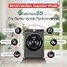 LG Smart Choice,11 Kg (Wash)/7 Kg (Dry), AI Direct Drive Technology, Steam, 6 Motion DD & Wi-Fi Front Load Fully Automatic Washer Dryer (FHD1107SWM, Intelligent & Convenient Fabric Care, Middle Black)