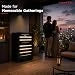 Carysil Wine Chiller CW-46, 145 L, Dual Zone Wine Cooler Refrigerator up to 46 Bottles, 5-20°C Temperature Control, LED Touch Control & Anti-UV Glass, Freestanding/Built-In Installation