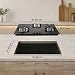 Glen Built In Hob-Top 3 Burner 90 cm | Auto Ignition | 8 MM Thick Toughened Glass|Black |Forged Brass Burners With Double-Ring Flames| 2 years standard & 5 years glass Warranty by Glen |1093XLSQHTDBTR