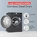LG 12 Kg (Wash) / 7 Kg (Dry), AI Direct Drive Technology, Steam+ & Wi-Fi Front Load Fully Automatic Washer Dryer (FHD1207STB, Intelligent & Convenient Fabric Care & Turbowash 360, Platinum Black)