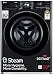 LG 12 Kg, 5 Star, AI Direct Drive Technology, Wi-Fi, Steam Fully Automatic Front-Loading Washing Machine (FHP1412Z5O, Intelligent & Convenient Fabric Care, Allergy Care, Remote Control, Onyx Black)