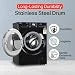 LG 12 Kg, 5 Star, AI Direct Drive Technology, Wi-Fi, Steam Fully Automatic Front-Loading Washing Machine (FHP1412Z5O, Intelligent & Convenient Fabric Care, Allergy Care, Remote Control, Onyx Black)