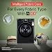 LG 12 Kg, 5 Star, AI Direct Drive Technology, Wi-Fi, Steam Fully Automatic Front-Loading Washing Machine (FHP1412Z5O, Intelligent & Convenient Fabric Care, Allergy Care, Remote Control, Onyx Black)