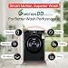 LG 12 Kg, 5 Star, AI Direct Drive Technology, Wi-Fi, Steam Fully Automatic Front-Loading Washing Machine (FHP1412Z5O, Intelligent & Convenient Fabric Care, Allergy Care, Remote Control, Onyx Black)
