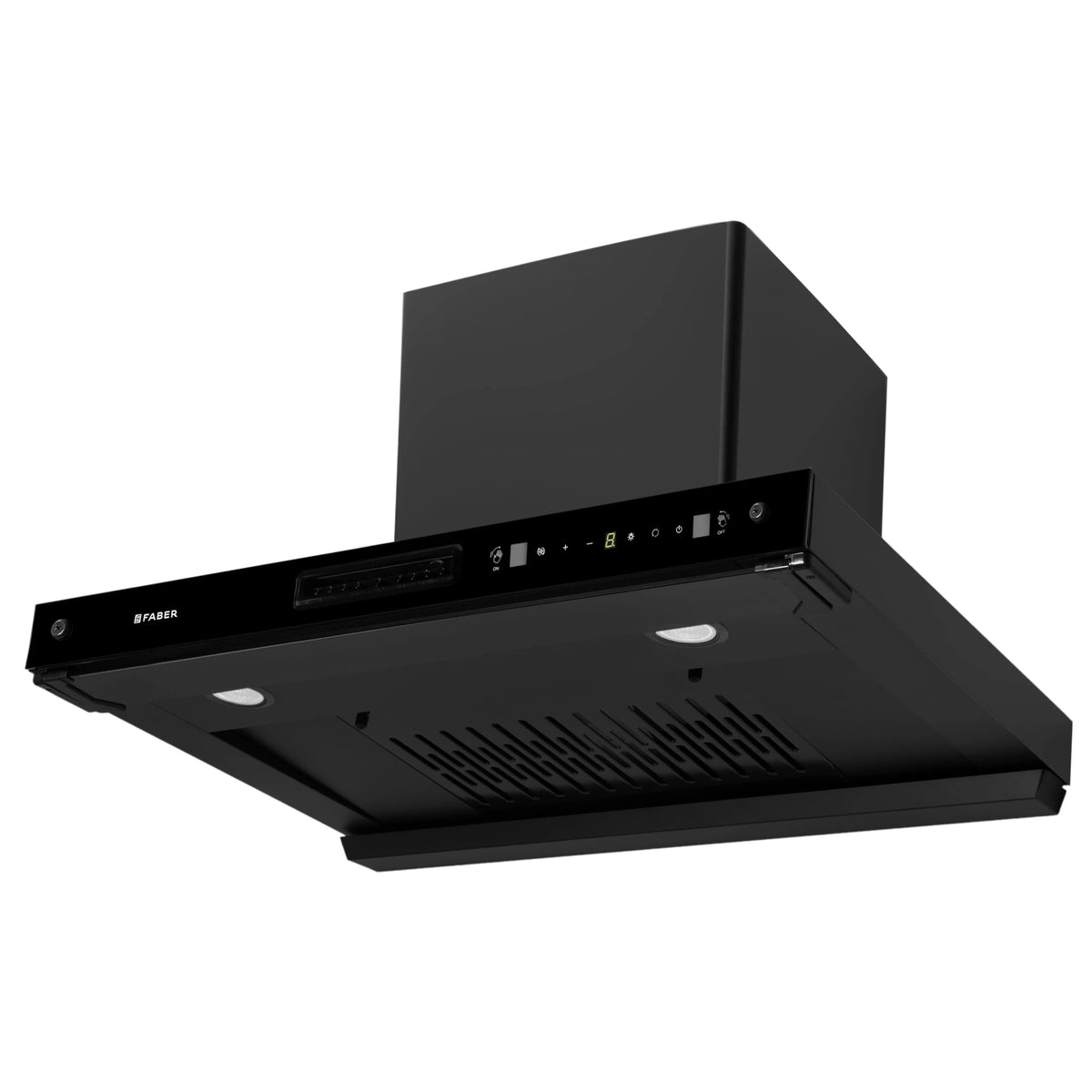 Faber 4in1 Hood Aero Smart 1400 m³/hr Filterless Autoclean 75cm Chimney|Air Purifier+Fan|Touch & Gesture Control |T-Shape|12Yr on Motor,5Yr Comprehensive Warranty by Faber|AeroSmart FL HC TC BK 75