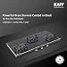 Kaff OB-QKRC-3AFB 3 Burner 77 cm Black Glass Gas Hob