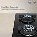 Beyond Appliances Auriga Pro 3 Full Brass Burner Smart Gas Stove I Auto Ignition I Digital Timer I Flame Failure Device I Toughened Glass I ISI Certified, LPG & PNG Compatible, PAN India Service