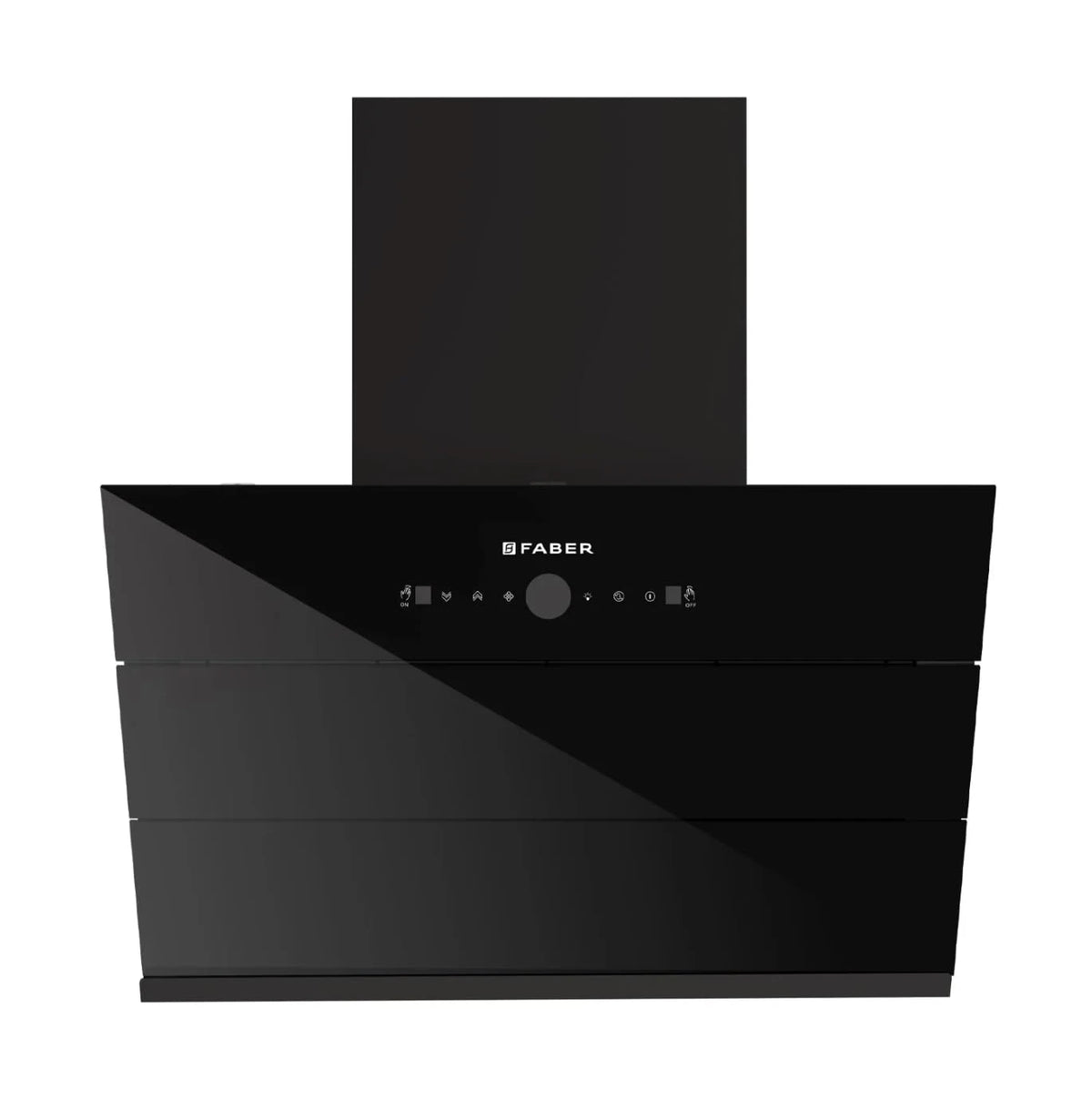 Faber Comet 75cm 1600m³/hr BLDC Autoclean Filterless Slant Chimney| Built In Oil Collector|Touch & Gesture Control| 12Yr Motor, 5Yr Comprehensive Warranty by Faber | HOOD COMET FL HC SC BK IN 75