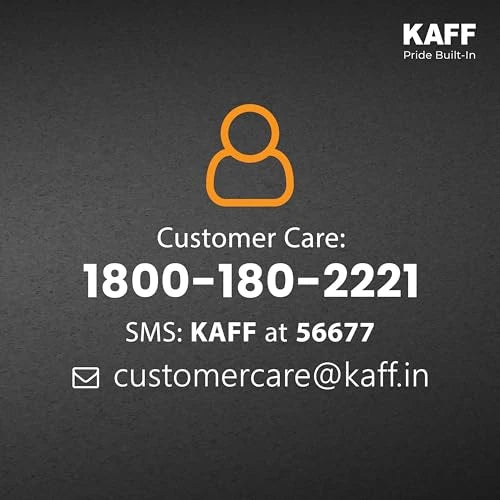 KAFF ASHPRO (SUPER) DHC 60cm Auto Clean Kitchen Chimney | 1450 m³/h Suction | Filterless Dry Heat Technology | Gesture & Touch Control | Tilted Glass Design | Matte Black | 7 Years Motor Warranty