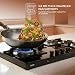 Glen 4 Burner Ultra Slim Premium LPG Gas Stove | 8 MM Thick Toughened Glass Top | 1 Jumbo Forged Brass Burner | Auto Ignition | 2 Years Standard And 5 Years Glass Warranty | 1045USTNAI