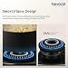 Beyond Appliances Quantum Pro 4 Burner | Gas Saver Stove | 5 Star Energy Rated |10 Year Warranty | Auto Ignition | 77% Energy Efficient| Full Brass burners | LPG & PNG | ISI & LERC Certified