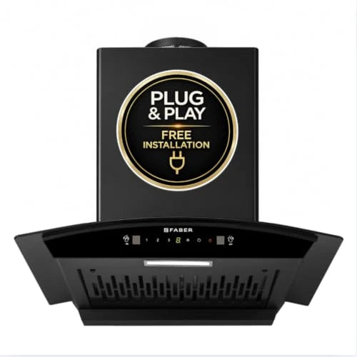 Hood Delight Pro 1500 m³/hr Filterless Autoclean Plug N Play Chimney|Free installation|Touch&Gesture Control