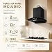 Hood Delight Pro 1500 m³/hr Filterless Autoclean Plug N Play Chimney|Free installation|Touch&Gesture Control